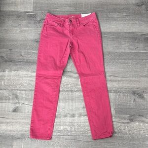 LOFT Women's Pink Straight Leg Jeans